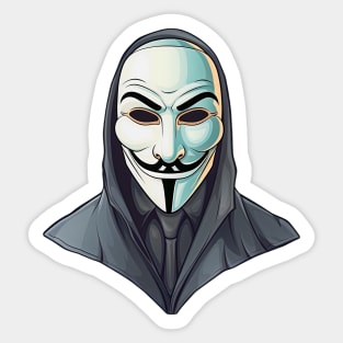 Remember Remember The 5th Of November, Guy Fawkes Night, Anonymous Sticker